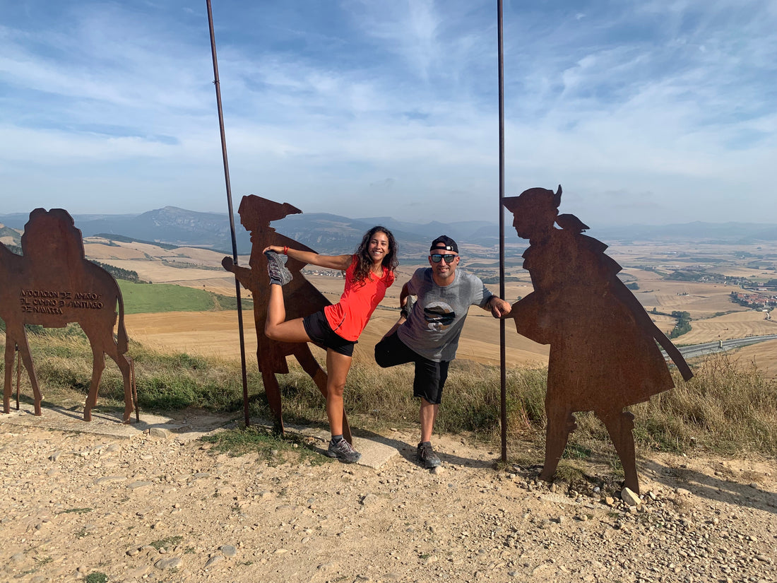 Le sculture in ferro dei pellegrini all'Alto del Perdón, Cammino Francese