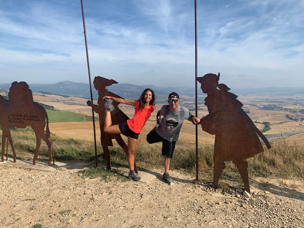 Le sculture in ferro dei pellegrini all'Alto del Perdón, Cammino Francese